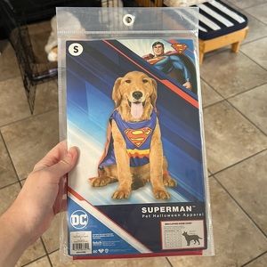 DC Comics Halloween Superman Dog Costume, Small